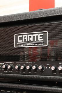Crate BV60HB Tube Guitar Head Amplifier w Footswitch