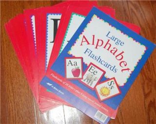 Abeka Large Alphabet Flashcards Preschool to 2nd Grade PreK K4 A Beka