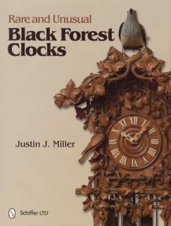 RARE Unusual Antique German Black Forest Clocks Collector Guide c1800s