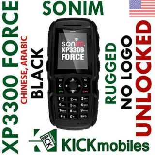New Sonim XP3300 Force Black Factory Unlocked XP 3300 094922314390