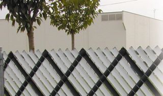 Height Chain Link Aluminum Fence Privacy Slats Black