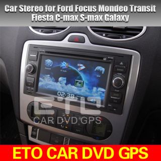 ETO Multimedia 4 Ford Focus Mendeo C Max Fiesta Galaxy Car SAT Nav DVD