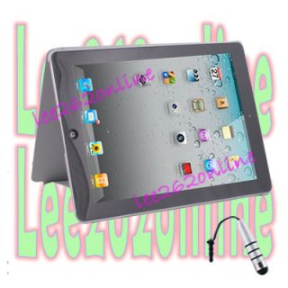 Gray Book Smart Flip Case Cover Stand For Apple iPad 3rd Generation