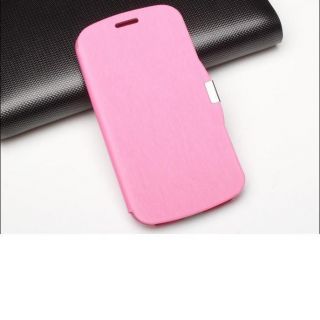 Pink Leather Flip Book Case Cover for Samsung Galaxy S3 III i9300 Free
