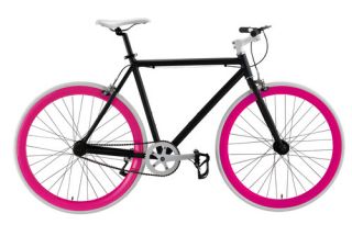 Fixie Fixed Gear Flip Flop Hub Alloy Bike Bicycle 50cm Matt Black w