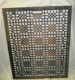 Antique Floor Register Heat Grate Vent Decorative 34x 26 #811 12