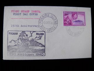 grandson of fletcher christian registered cover from pitcairn to