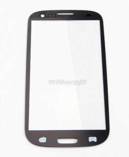 Black Outer Lens LCD Glass Screen for Samsung Galaxy s 3 SIII I9300