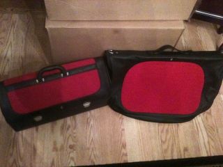 ferrari F50 Luggage Set of Two Black and Red