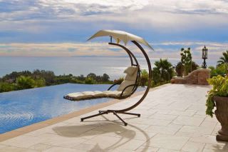 Sale Malibu Dream Zero Gravity Floating Patio Lounge Chair