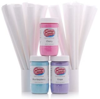 Cotton Candy Express Fun Pack Floss Sugar and Cones Kit
