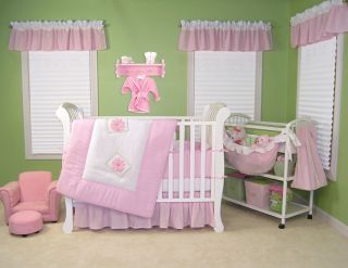 Trend Lab Daisy 4 PC Baby Nursery Crib Bedding Set Girl