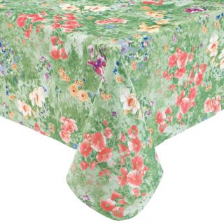 Watercolor Floral Vinyl Table Cover by Miles Kimball