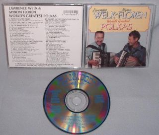 CD Lawrence Welk Worlds Greatest Polkas Myron Floren Mint