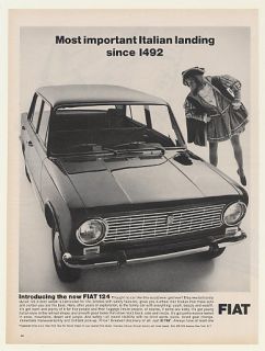 1966 Fiat 124 Most Important Italian Landing Ad