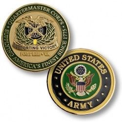 US Army Fort Lee Quartermaster Corps Challenge Coin