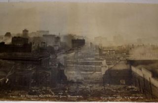  1906 Panoramic Photograph San Francisco by R J Waters Yardlong