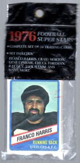  Cello Pack SEALED Pitt Steelers Franco Harris Showing Top