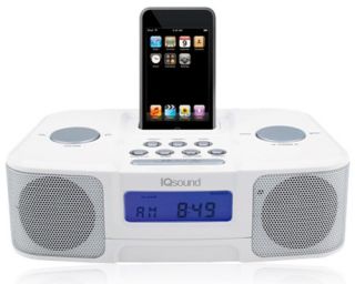 New Clock Radio iPod Docking Speaker Station for Nano