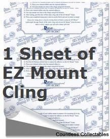  sheet ez mount cling foam for unmounted rubber stamps size 8 1 2 x 11