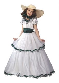  Southern Belle Hoop Dress Hat Costume FW5934 New