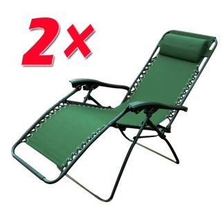  Zero Gravity Chairs Folding Patio Pool Recliner Lounge Chair