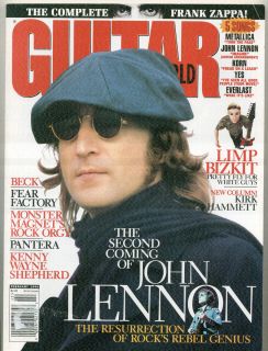 Guitar World Magazine John Lennon Complete Frank Zappa 1999