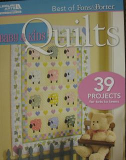 Fons & Porter Best of Baby & Kids Quilts Pattern Book, 180pgs