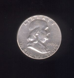  1953 P Franklin Half Dollar