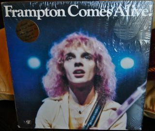 PETER FRAMPTON VERY RARE SEALED LP FRAMPTON COMES ALIVE 1976 GOLD