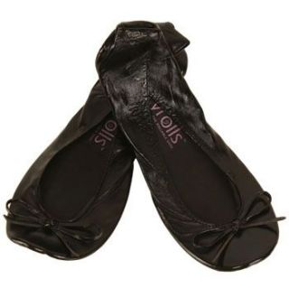 Footzy Rolls Rollable Ballet Flat Shoes M 7 5 8 5 Blk