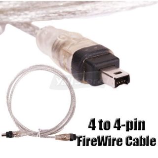 pin ieee 1394 dv ilink firewire cable 4 ft feet