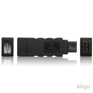 elago FireWire 400 to 800 Adapter for Mac MacBook Pro, Mac Mini FW400