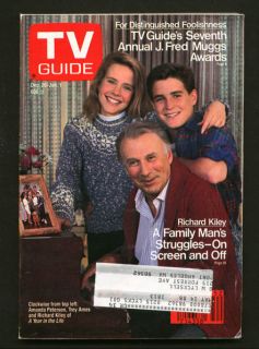 TV Guide 12 26 1987 Richard Kiley J Fred Muggs Awards