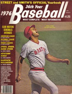  Smiths Baseball Yearbook Magazine Fred Lynn Boston Red Sox