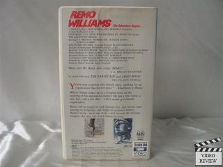 Remo Williams The Adventure Begins VHS Fred Ward