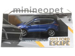 Greenlight 86025 2013 13 Ford Escape SUV 1 43 Diecast Blue