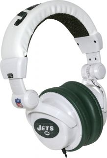 iHip NFL Football Licensed New York Jets DJ Style Headphones