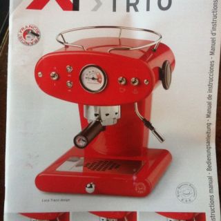 New Francis Francis X1 Trio Espresso machine Maker illy RED