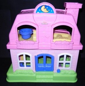 Fisher Price Little People Happy Sounds Pink House