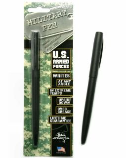 Fisher Space Pen SM4B Carded Matte Black Military Pen