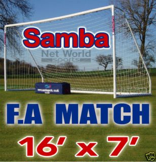 Samba Sports Match Standard Football Goal 16ft x 7ft
