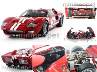 Collectibles 406 1966 Ford GT40 GT 40 Mark MK II 1 18 Red with White
