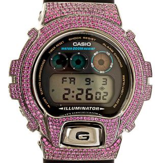  Bezel Purple Swarovski Crystal for Casio G Shock Watch DW6900