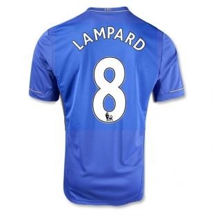 Adidas Chelsea Frank Lampard 8 Home Jersey 12 13 Authentic Name and