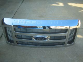 Ford F250 F350 F450 F Super Duty Front Chrome Grille 2009 2010
