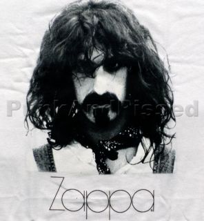Frank Zappa   Zappa face photo   white t shirt   Official   FAST SHIP