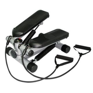 Sunny Health Fitness Mini Stepper with Resistance Bands No 012 s New