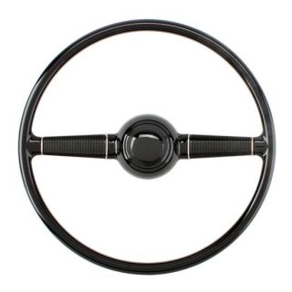 New 1940 15 Ford Steering Wheel w Horn Button Spring