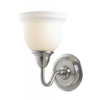 Belle Foret BF8381 02 Montpellier One Light Wall Sconce Satin Nickel